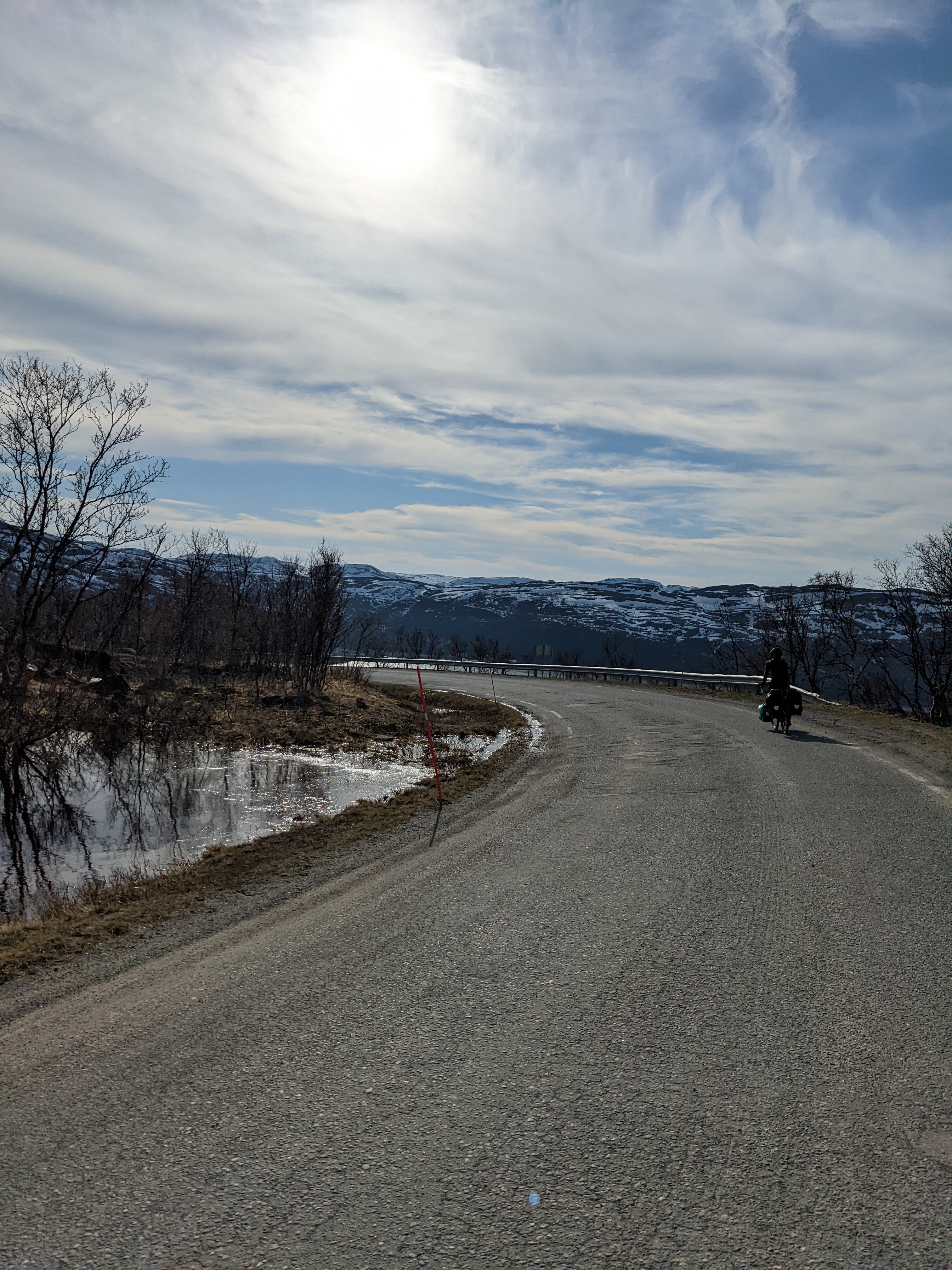 H climbing toward the high country