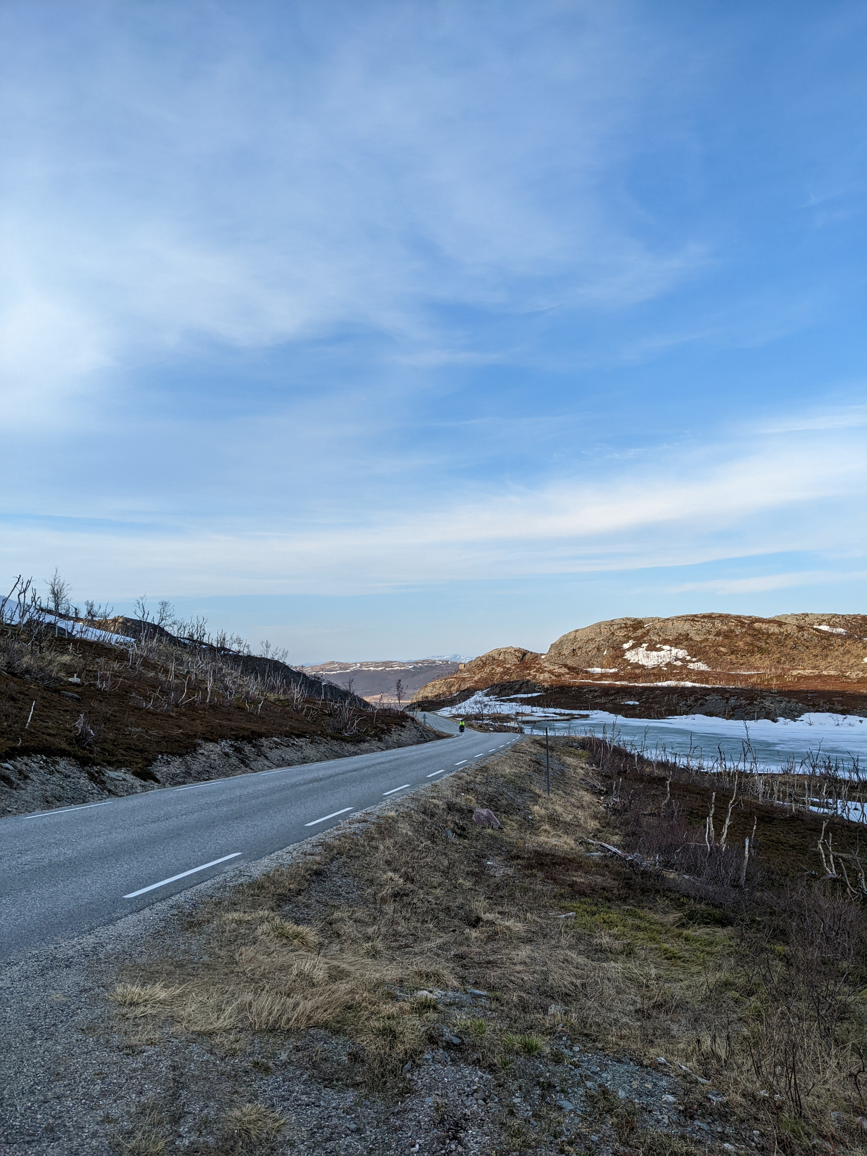 view of the road near the pass