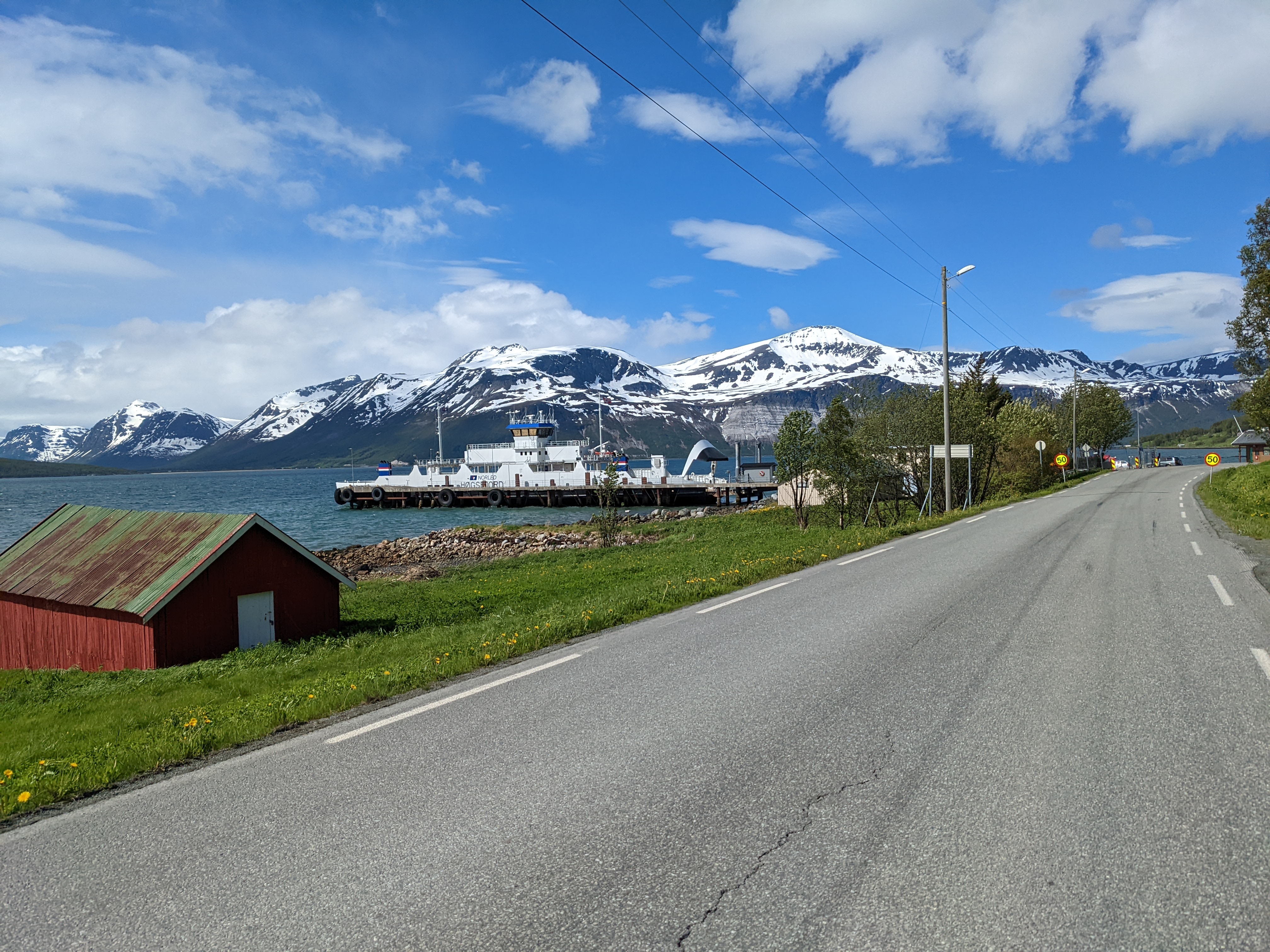 the ferry to tromsøy