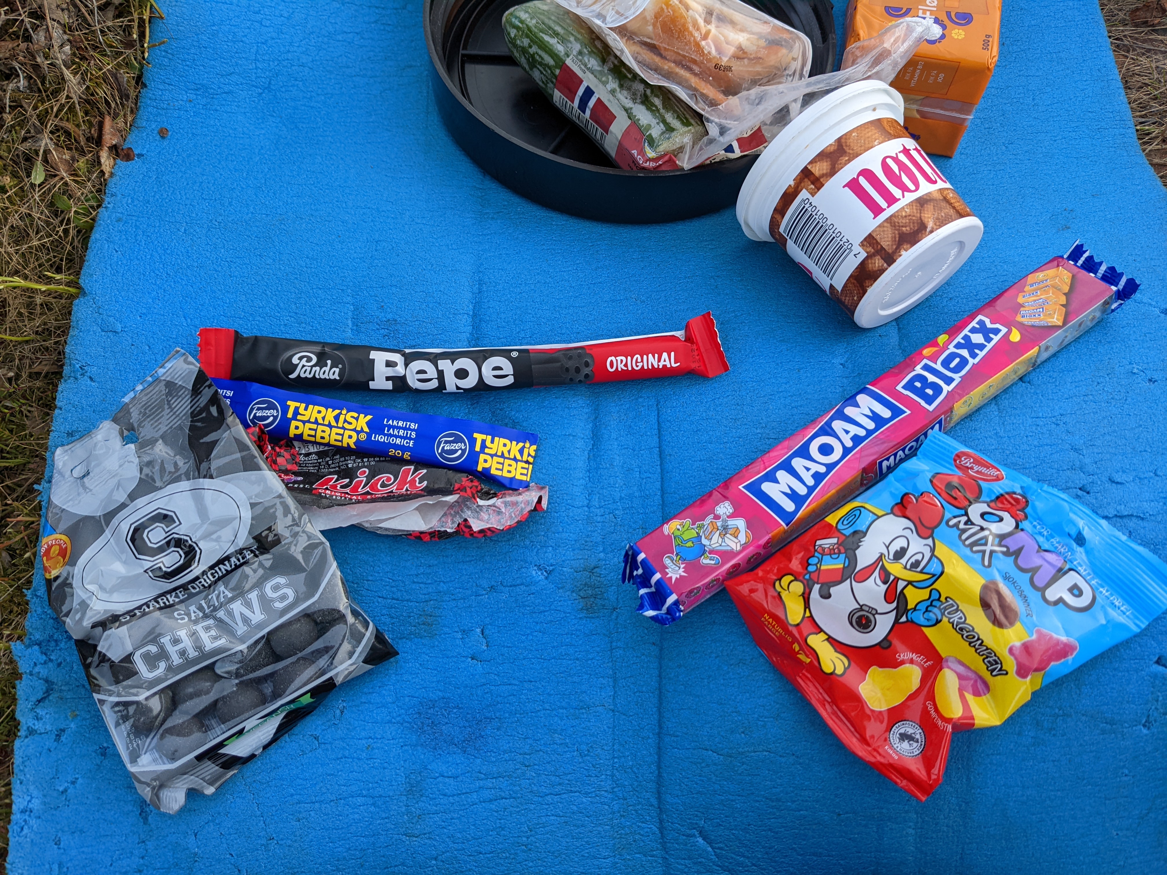 a few varieties of liquorice